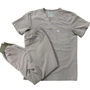 Figs Brown Scrub Set Size Small Mens